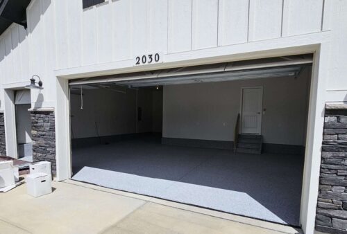 Revamp your garage with EvrStep's garage grind and seal flooring.