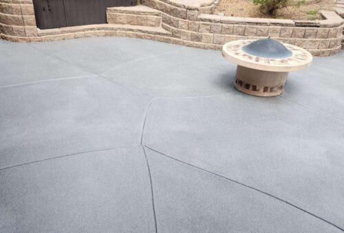 Transform your patio with epoxy flake coatings by EvrStep