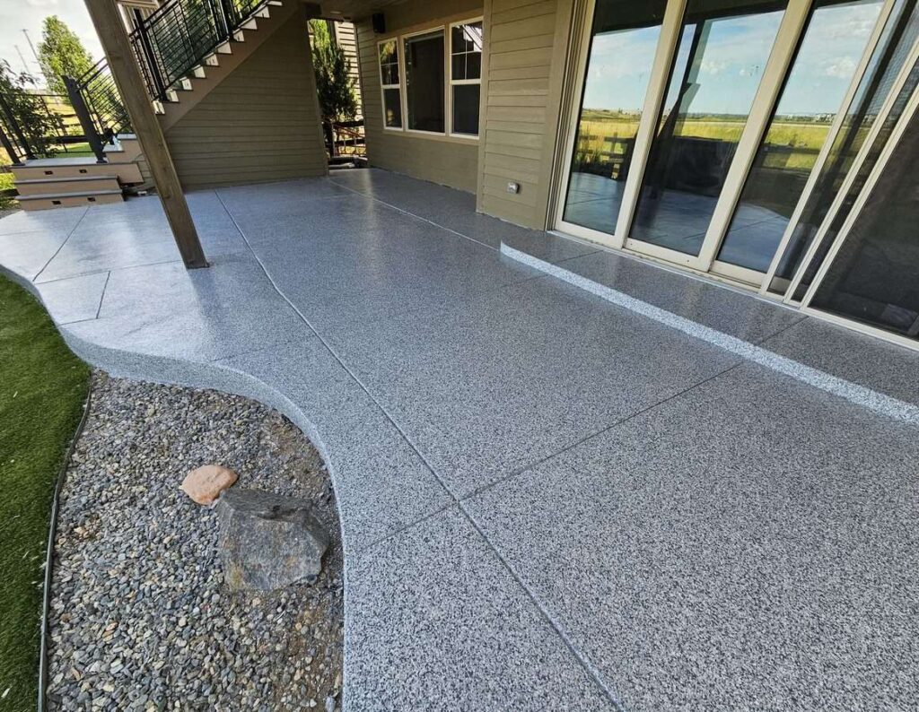 Should I choose epoxy or tiles for my outdoor space